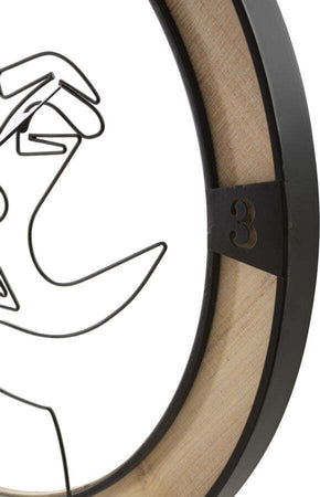 Orologio Da Muro Couple Cm 60X3 Casa e cucina/Decorazioni per interni/Orologi/Orologi da parete Led Mall Home - Napoli, Commerciovirtuoso.it