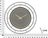 Orologio Da Muro Fashion Dark Cm 70X5,5 Casa e cucina/Decorazioni per interni/Orologi/Orologi da parete Led Mall Home - Napoli, Commerciovirtuoso.it