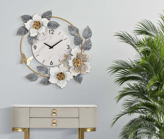 Orologio-Da-Muro-Flowers-Cm-64X8X64