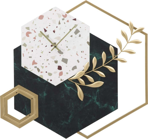 Orologio Da Muro Hexagon Cm n62X4,5X62 Casa e cucina/Decorazioni per interni/Orologi/Orologi da parete Led Mall Home - Napoli, Commerciovirtuoso.it