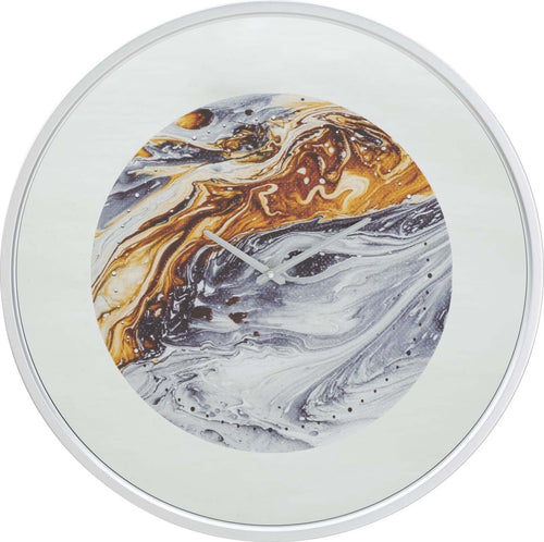 Orologio Da Muro Mirror Grey Cm 60X5 Casa e cucina/Decorazioni per interni/Orologi/Orologi da parete Led Mall Home - Napoli, Commerciovirtuoso.it