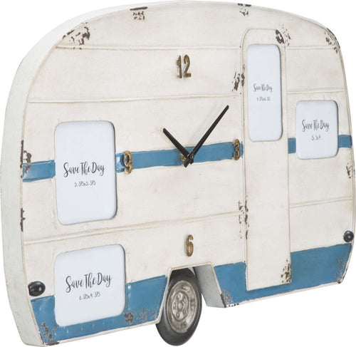Orologio Da Muro Roulotte Cm 79X3,50X46,50 Casa e cucina/Decorazioni per interni/Orologi/Orologi da parete Led Mall Home - Napoli, Commerciovirtuoso.it