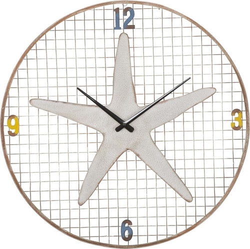Orologio Da Muro Stella Marina Cm 57X3,5 Casa e cucina/Decorazioni per interni/Orologi/Orologi da parete Led Mall Home - Napoli, Commerciovirtuoso.it