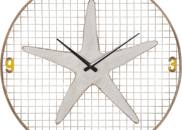 Orologio Da Muro Stella Marina Cm 57X3,5 Casa e cucina/Decorazioni per interni/Orologi/Orologi da parete Led Mall Home - Napoli, Commerciovirtuoso.it