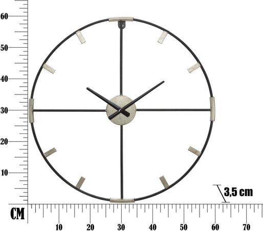 Orologio Da Muro Sticky Cm 60X3,5 Casa e cucina/Decorazioni per interni/Orologi/Orologi da parete Led Mall Home - Napoli, Commerciovirtuoso.it