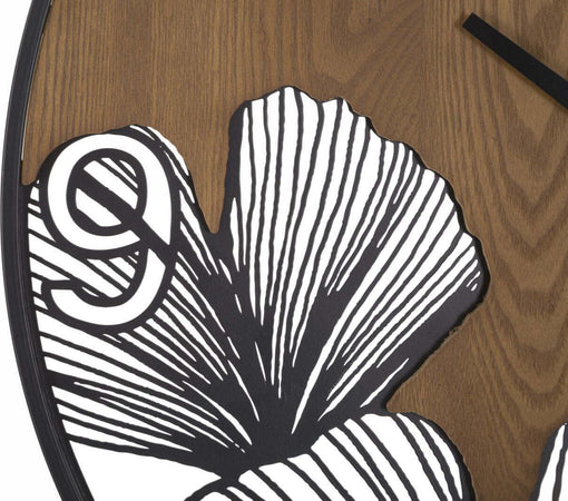 Orologio-Da-Muro-Super-Wood/Leaf-Cm-Ø-60X2
