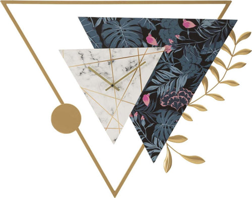 Orologio Da Muro Triangle Cm 75X4,5X59 Casa e cucina/Decorazioni per interni/Orologi/Orologi da parete Led Mall Home - Napoli, Commerciovirtuoso.it