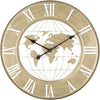Orologio Da Muro World Gold Cm n63X3 Casa e cucina/Decorazioni per interni/Orologi/Orologi da parete Led Mall Home - Napoli, Commerciovirtuoso.it