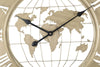 Orologio Da Muro World Gold Cm n63X3 Casa e cucina/Decorazioni per interni/Orologi/Orologi da parete Led Mall Home - Napoli, Commerciovirtuoso.it