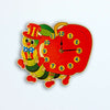 Orologio Da Parete - Brucomela Per Cameretta Bambini in Legno Dida
