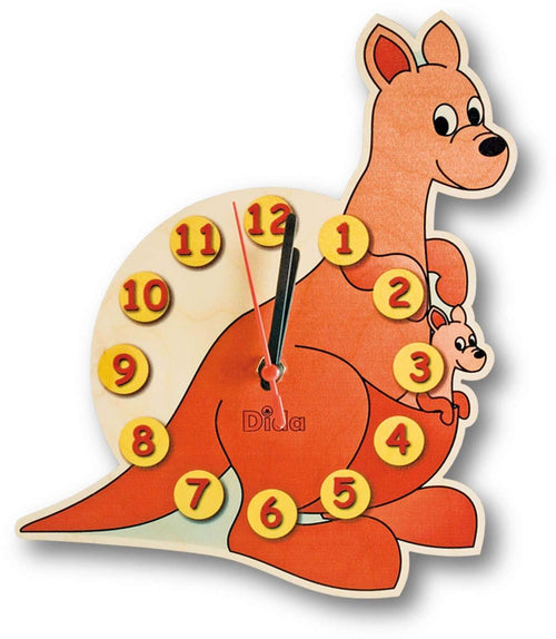Orologio Da Parete - Canguro per Cameretta Bambini Dida