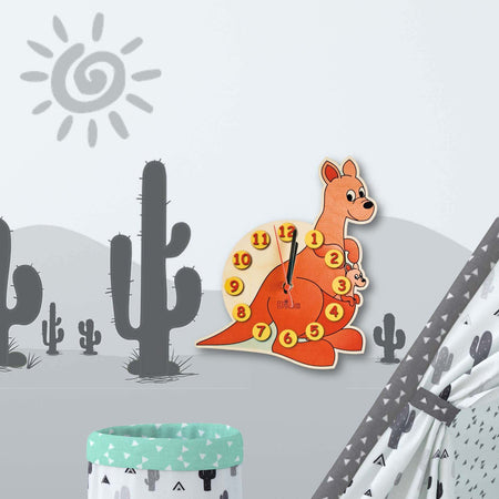 Orologio Da Parete - Canguro per Cameretta Bambini Dida