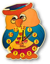 Orologio Da Parete - Gufo per Cameretta Bambini Dida
