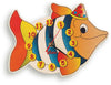 Orologio Da Parete - Pesce Per Cameretta Bambini in Legno Dida