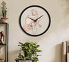 Orologio-da-parete-con-rose-struttura-in-ferro-e-vetro-per-salotto-e-cucina