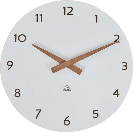 Orologio da parete HorMilena - D 30 cm - bianco - legno - Alba Casa e cucina/Decorazioni per interni/Orologi/Orologi particolari/Stazioni meteorologiche Eurocartuccia - Pavullo, Commerciovirtuoso.it