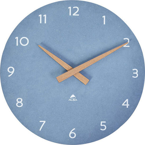 Orologio da parete HorMilena - D 30 cm - blu - legno - Alba Casa e cucina/Decorazioni per interni/Orologi/Orologi particolari/Stazioni meteorologiche Eurocartuccia - Pavullo, Commerciovirtuoso.it
