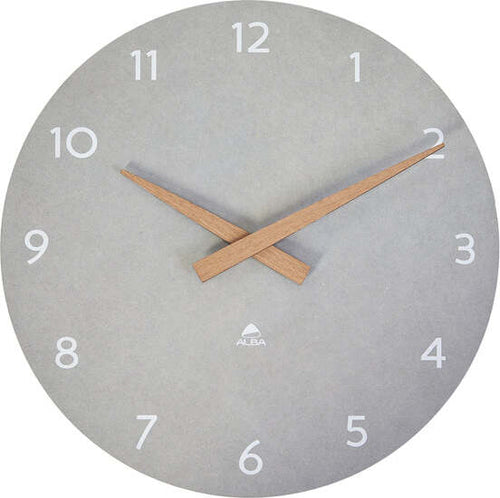 Orologio da parete HorMilena - D 30 cm - grigio chiaro - legno - Alba Casa e cucina/Decorazioni per interni/Orologi/Orologi particolari/Stazioni meteorologiche Eurocartuccia - Pavullo, Commerciovirtuoso.it