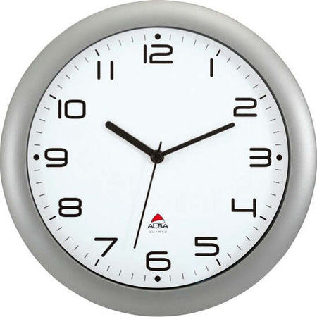 Orologio da parete Hornew - diametro 30 cm - grigio metal - Alba Casa e cucina/Decorazioni per interni/Orologi/Orologi particolari/Stazioni meteorologiche Eurocartuccia - Pavullo, Commerciovirtuoso.it