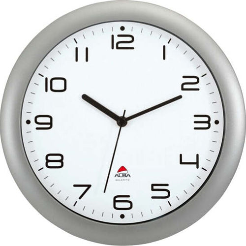 Orologio da parete Hornew - diametro 30 cm - grigio metal - Alba Casa e cucina/Decorazioni per interni/Orologi/Orologi particolari/Stazioni meteorologiche Eurocartuccia - Pavullo, Commerciovirtuoso.it
