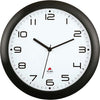 Orologio da parete Hornew - diametro 30 cm - nero - Alba Casa e cucina/Decorazioni per interni/Orologi/Orologi particolari/Stazioni meteorologiche Eurocartuccia - Pavullo, Commerciovirtuoso.it