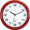 Orologio da parete Hornew - diametro 30 cm - rosso - Alba Casa e cucina/Decorazioni per interni/Orologi/Orologi particolari/Stazioni meteorologiche Eurocartuccia - Pavullo, Commerciovirtuoso.it