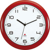 Orologio da parete Hornew - diametro 30 cm - rosso - Alba Casa e cucina/Decorazioni per interni/Orologi/Orologi particolari/Stazioni meteorologiche Eurocartuccia - Pavullo, Commerciovirtuoso.it