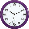 Orologio da parete Hornew - diametro 30 cm - viola - Alba Casa e cucina/Decorazioni per interni/Orologi/Orologi particolari/Stazioni meteorologiche Eurocartuccia - Pavullo, Commerciovirtuoso.it