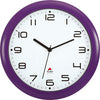Orologio da parete Hornew - diametro 30 cm - viola - Alba Casa e cucina/Decorazioni per interni/Orologi/Orologi particolari/Stazioni meteorologiche Eurocartuccia - Pavullo, Commerciovirtuoso.it
