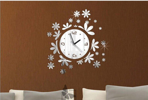 Orologio Da Parete Moderno Adesivo 3d Con Fiori Erba A Muro Effetto Specchio Casa, arredamento e bricolage > Accessori Casa > Orologi e Sveglie Trade Shop italia - Napoli, Commerciovirtuoso.it