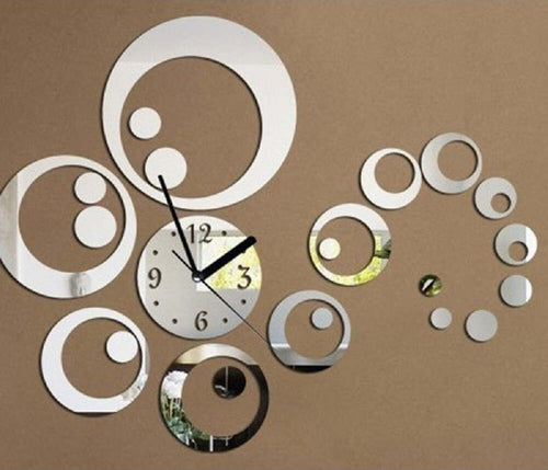 Orologio Da Parete Moderno Adesivo 3d Orologi Da Muro A Cerchio Onda Effetto Specchio Casa, arredamento e bricolage > Accessori Casa > Orologi e Sveglie Trade Shop italia - Napoli, Commerciovirtuoso.it