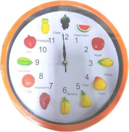 Orologio Da Parete Movimento Quarzo Muro Colorato Nomi Della Frutta Cucina Casa e cucina/Decorazioni per interni/Orologi/Orologi da parete Trade Shop italia - Napoli, Commerciovirtuoso.it