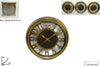 Orologio-Da-Parete-Movimento-Quarzo-Muro-Effetto-Bronzo-Antico-Vintage