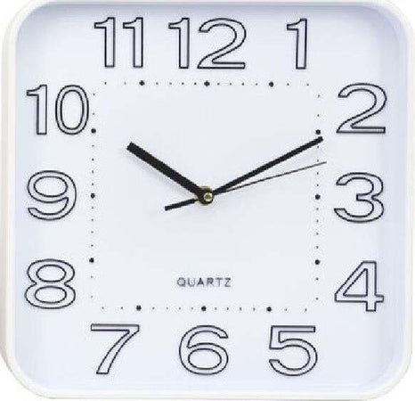 Orologio Da Parete Muro A Quarzo Quadrato Analogico Casa Ufficio Da 30 Cm 196872 Casa, arredamento e bricolage > Accessori Casa > Orologi e Sveglie Trade Shop italia - Napoli, Commerciovirtuoso.it