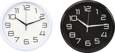 Orologio Da Parete Muro Analogico Per Cucina Stanza Casa 30cm Bianco Nero 186866 Casa, arredamento e bricolage > Accessori Casa > Orologi e Sveglie Trade Shop italia - Napoli, Commerciovirtuoso.it