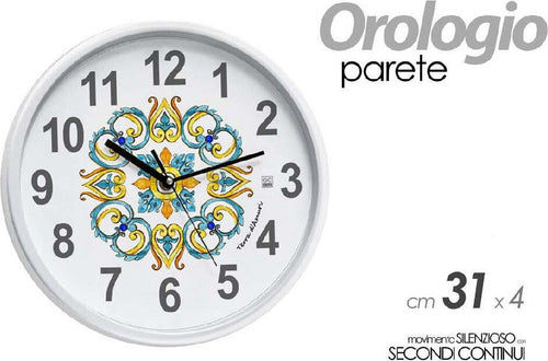 Orologio Da Parete Muro Tondo Movimento Silenzioso 31x4 Cm Decoro Mosaico 817090 Casa e cucina/Decorazioni per interni/Orologi/Orologi da parete Trade Shop italia - Napoli, Commerciovirtuoso.it