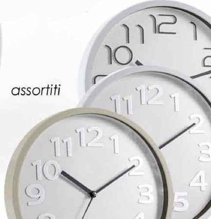 Orologio Da Parete Tondo 30x4 Cm Movimento Silenzioso Elegante Assortiti 684111 Casa e cucina/Decorazioni per interni/Orologi/Orologi da parete Trade Shop italia - Napoli, Commerciovirtuoso.it