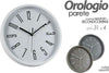 Orologio-Da-Parete-Tondo-31x4cm-Classico-Vari-Colori-Movimento-Silenzioso-774645