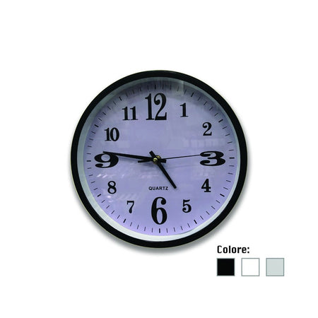 Orologio Da Parete Tondo Movimento Al Quarzo Accessorio Decorazione Arredo Casa