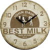 Orologio da parete vintage mdf best milk Casa e cucina/Decorazioni per interni/Orologi/Orologi da parete Led Mall Home - Napoli, Commerciovirtuoso.it