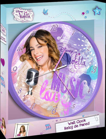 Orologio-Da-Parete-Violetta-Disney-Per-Stanzetta-Bambine-Idea-Regalo-Rosa-Viola