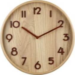 Orologio da parete Wood - D 32 cm - legno - Methodo Casa e cucina/Decorazioni per interni/Orologi/Orologi particolari/Stazioni meteorologiche Eurocartuccia - Pavullo, Commerciovirtuoso.it