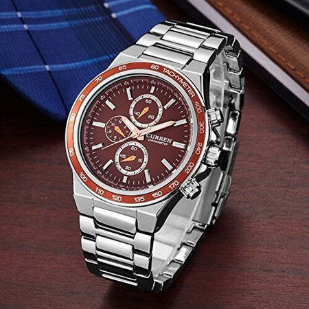 OROLOGIO DA POLSO 8011 ANALOGICO SPORTIVI AL QUARZO D'AFFARI ACCIAIO DI LUSSO Moda/Uomo/Orologi/Orologi da polso Trade Shop italia - Napoli, Commerciovirtuoso.it