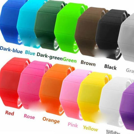 OROLOGIO DA POLSO A LED TOUCHSCREEN UNISEX UOMO DONNA COLORATO IN SILICONE Moda/Donna/Orologi/Orologi da polso Trade Shop italia - Napoli, Commerciovirtuoso.it