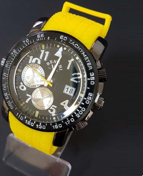 Orologio Da Polso Benchi D9652a Uomo Analogico Quarzo Sportivo Casual Giallo Moda/Uomo/Orologi/Orologi da polso Trade Shop italia - Napoli, Commerciovirtuoso.it