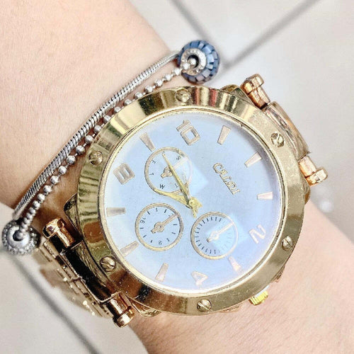 Orologio Da Polso Caldi Donna Analogico Crono Bracciale Dorato Quadrante Bianco Abbigliamento e Accessori > Orologi e gioielli > Orologi Donna Trade Shop italia - Napoli, Commerciovirtuoso.it