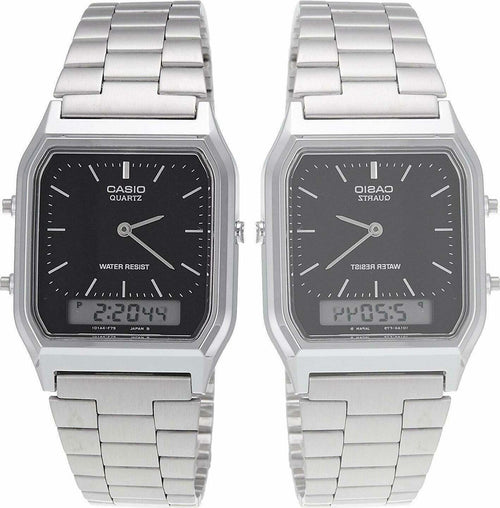 Orologio Da Polso Casio Aq-230a-1dmq Dual Analogico Digitale Uomo Quad Nero Moda/Uomo/Orologi/Orologi da polso Trade Shop italia - Napoli, Commerciovirtuoso.it