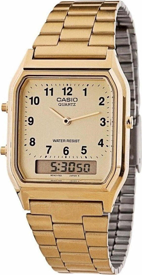 Orologio Da Polso Casio Aq-230ga-9bmq Dual Analogico Digitale Uomo Quad Oro Moda/Uomo/Orologi/Orologi da polso Trade Shop italia - Napoli, Commerciovirtuoso.it