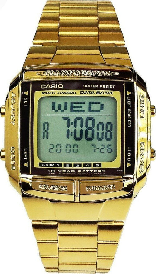 Orologio Da Polso Casio Db-360g-9adf Digitale Databank Unisex Acciaio Oro Moda/Uomo/Orologi/Orologi da polso Trade Shop italia - Napoli, Commerciovirtuoso.it
