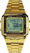 Orologio-Da-Polso-Casio-Db-360g-9adf-Digitale-Databank-Unisex-Acciaio-Oro